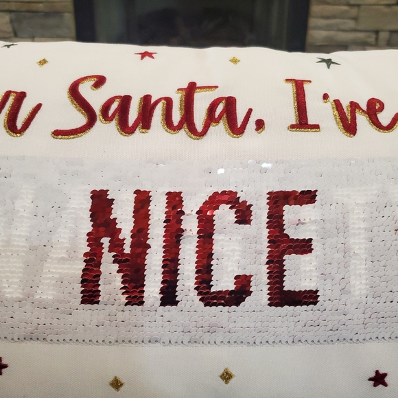 Dear Santa Pillow-NWT - Picture 4 of 6
